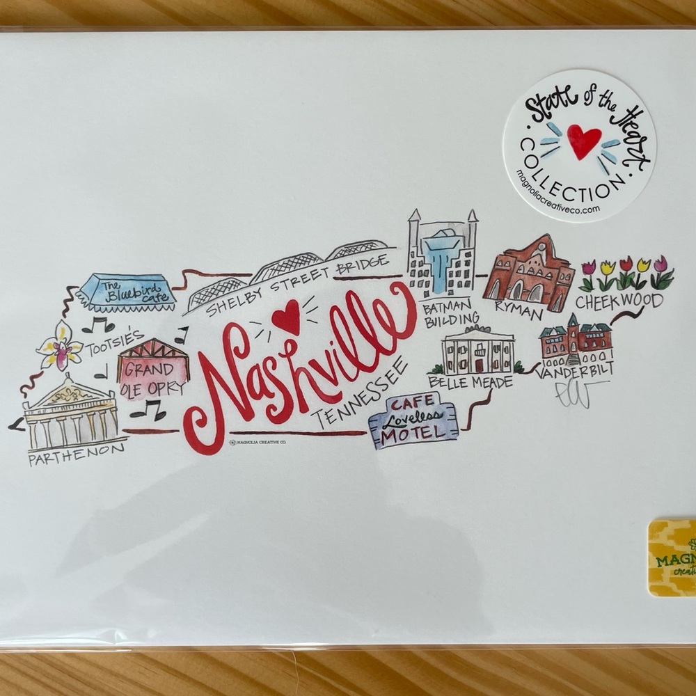 New Nashville Tennessee Print